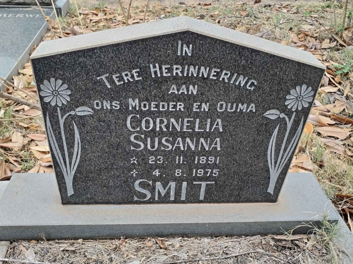 SMIT Cornelia Susanna 1891-1975