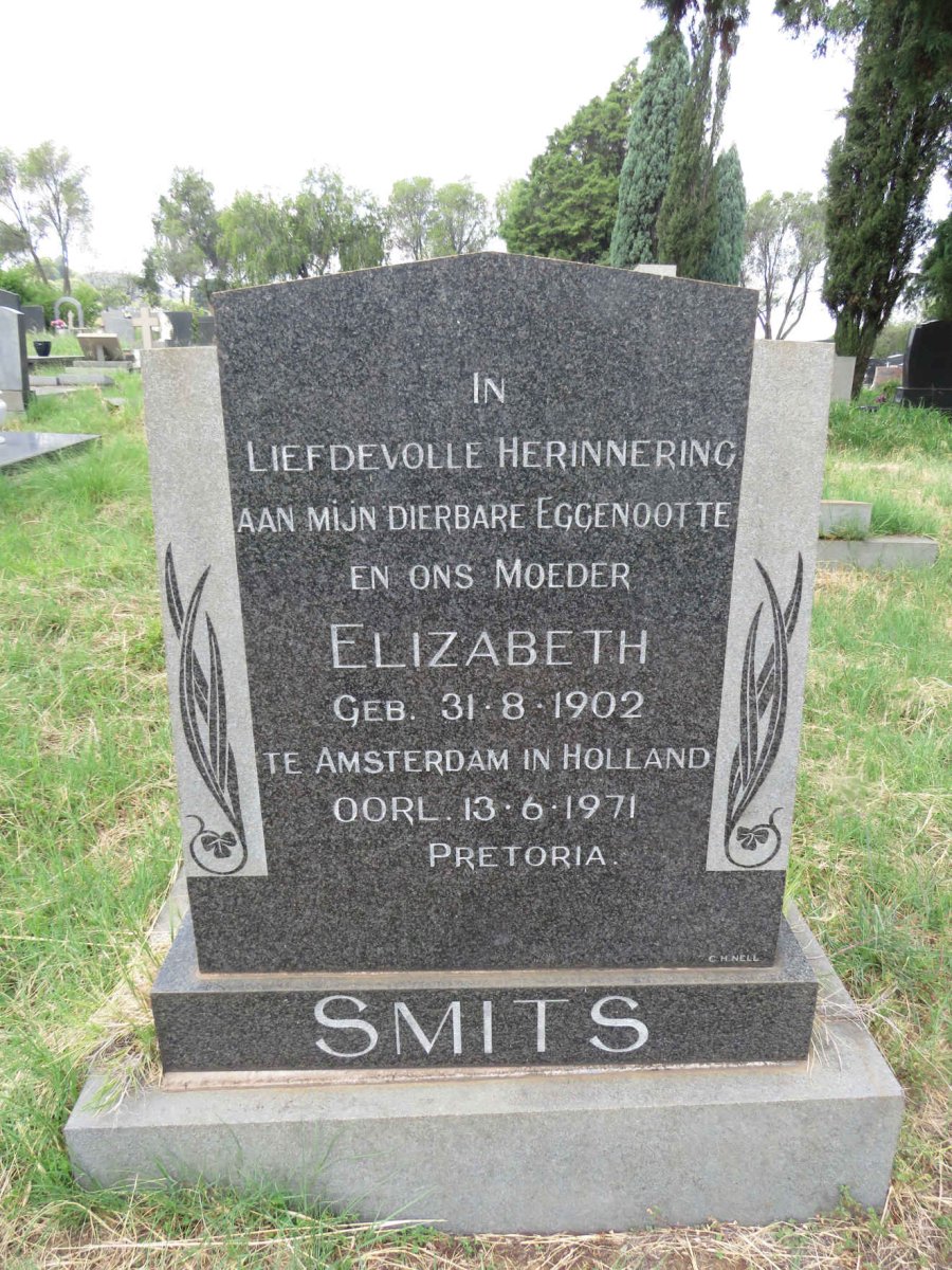 SMITS Elizabeth 1902-1971