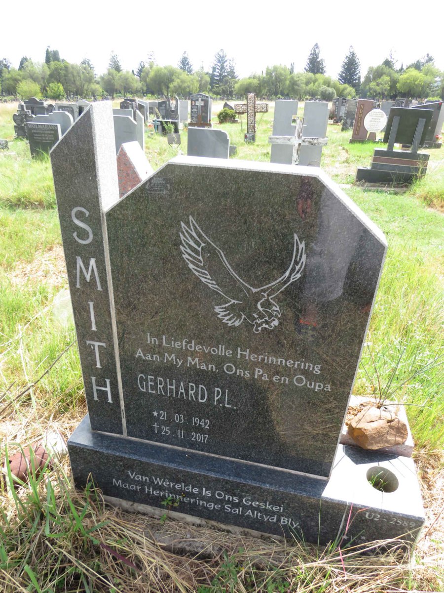 SMITH Gerhard P.L. 1942-2017