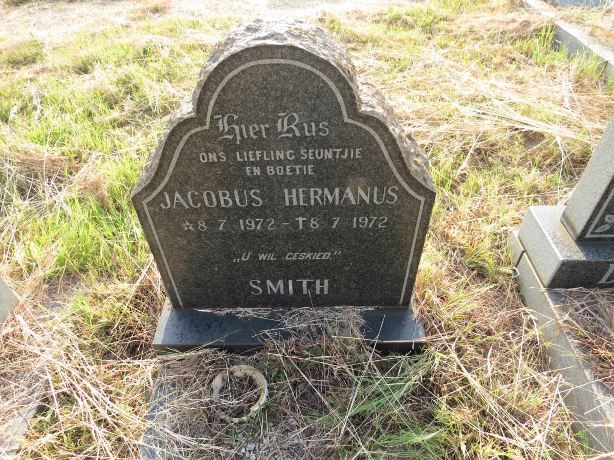 SMITH Jacobus Hermanus 1972-1972