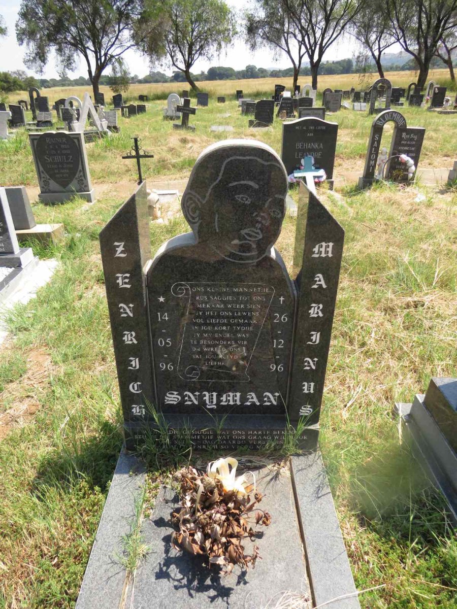 SNYMAN Zenrich Marinus 1996-1996