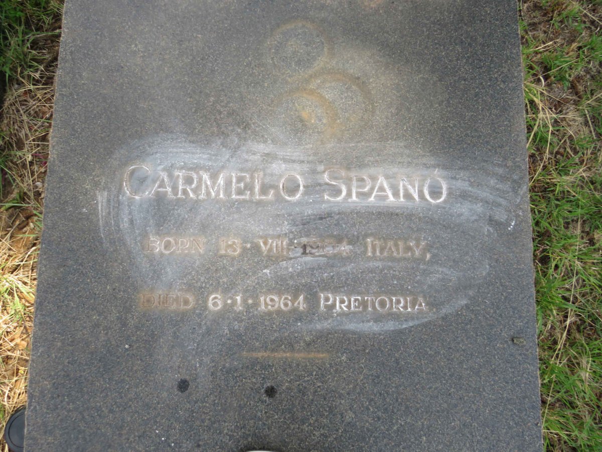 SPANO Carmelo 1904-1964