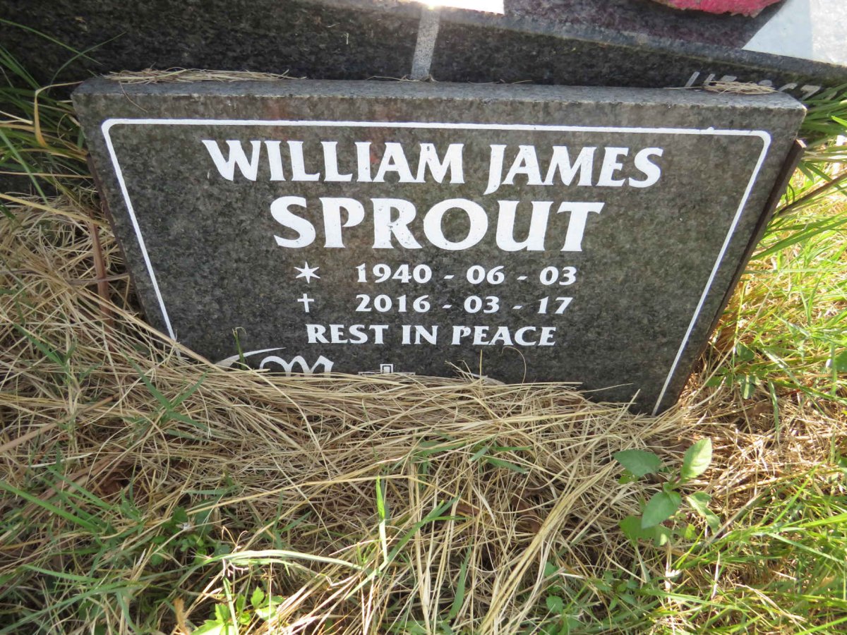 SPROUT William James 1940-2016