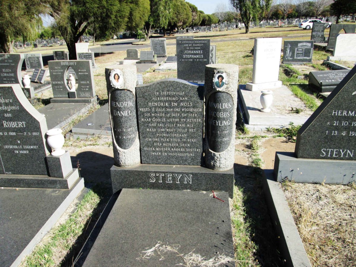 STEYN Hendrik Daniel 1957-198? :: STEYN Arnoldus Jacobus Greyling 1961-198?