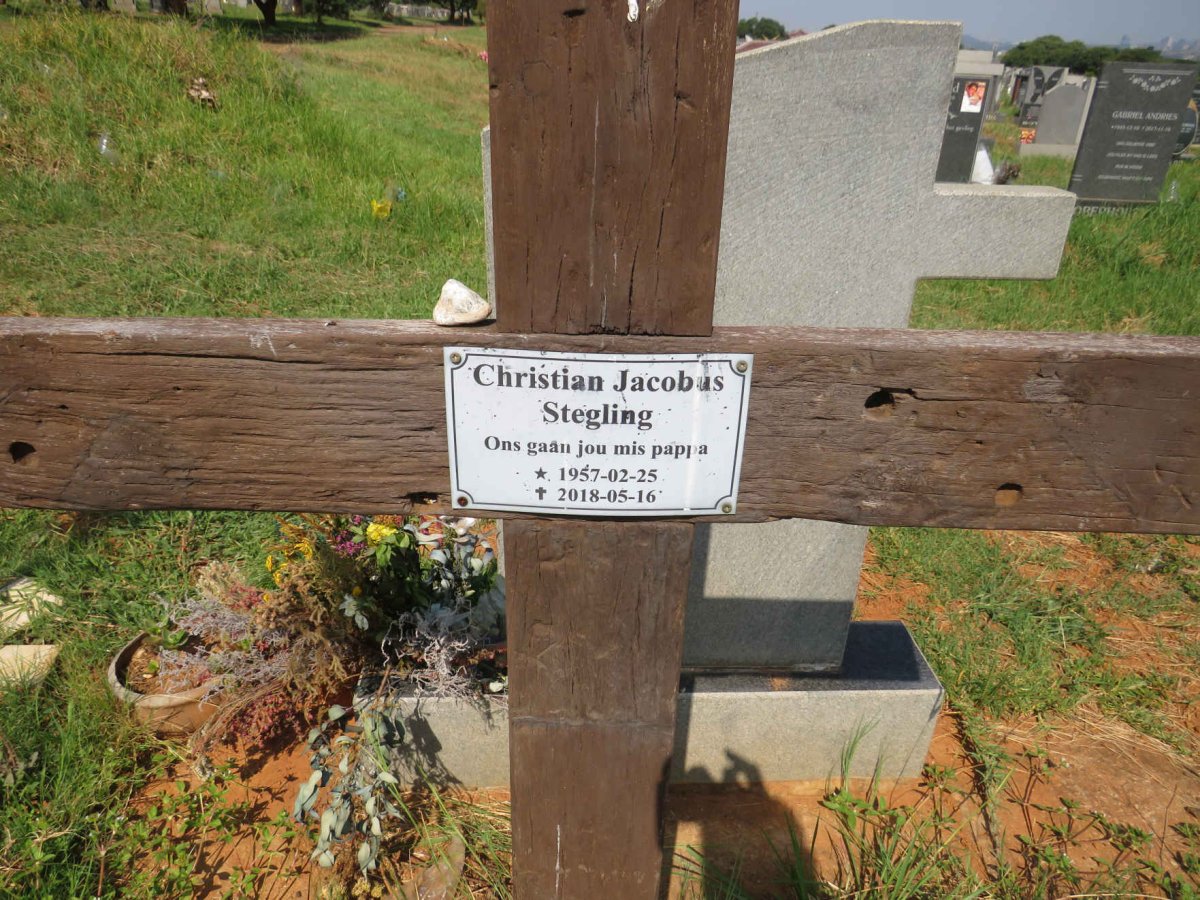 STEGLING Christian Jacobus 1957-2018