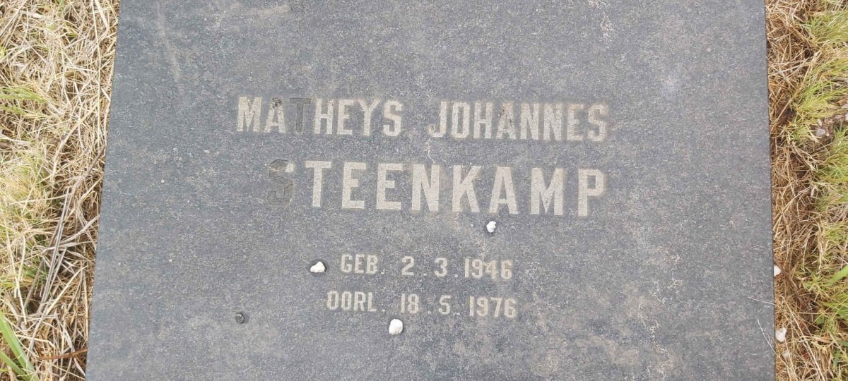 STEENKAMP Matheys Johannes 1946-1976