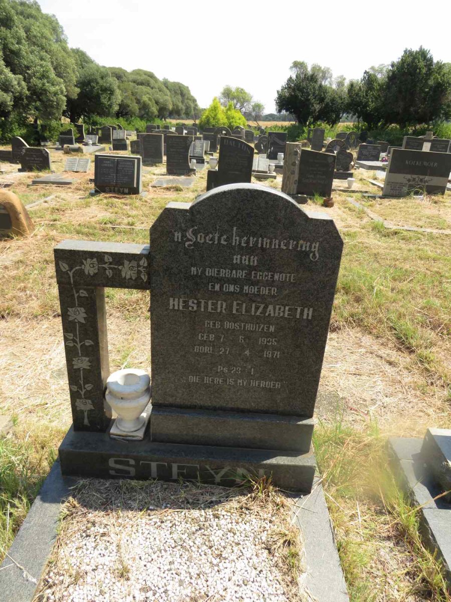 STEYN Hester Elizabeth nee OOSTHUIZEN 1935-1971