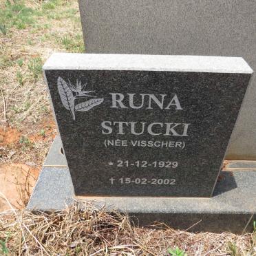 STUCKI Runa nee VISSCHER 1929-2002