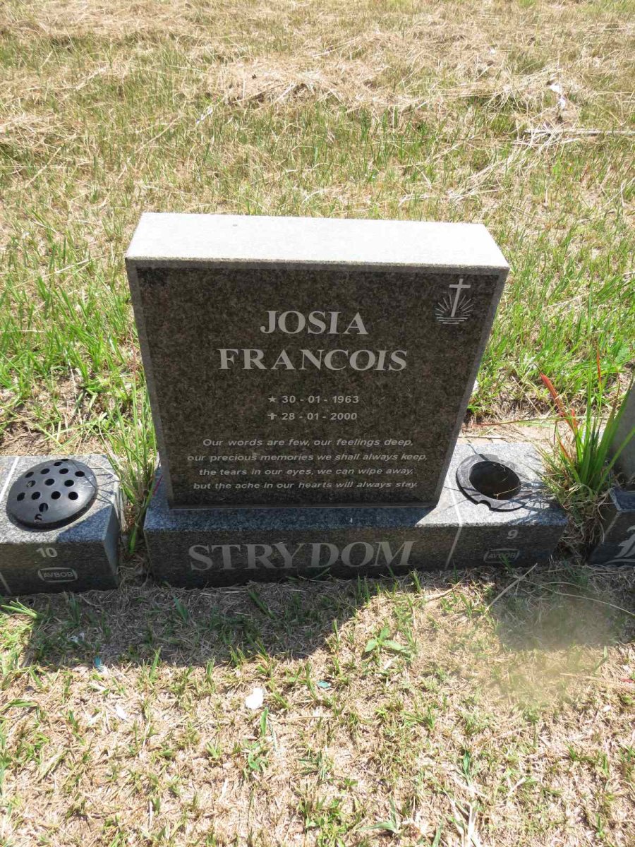 STRYDOM Josia Francois 1963-2000
