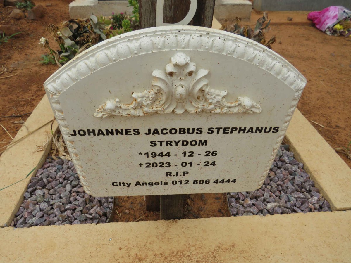 STRYDOM Johannes Jacobus Stephanus 1944-2023 :: RAUBACH Charles Johannes 1964- & Magdalena Getruida 1969-_2