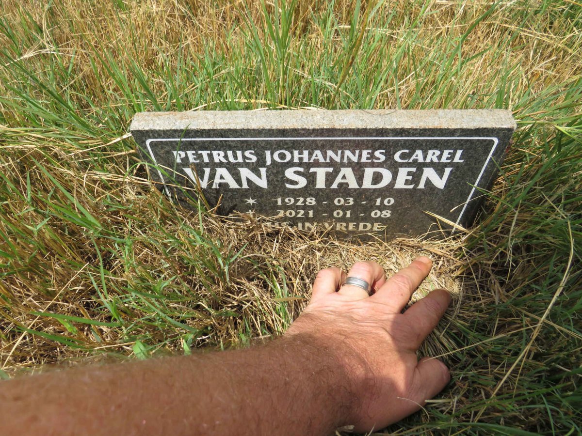 STADEN Petrus Johannes Carel, van 1928-2021