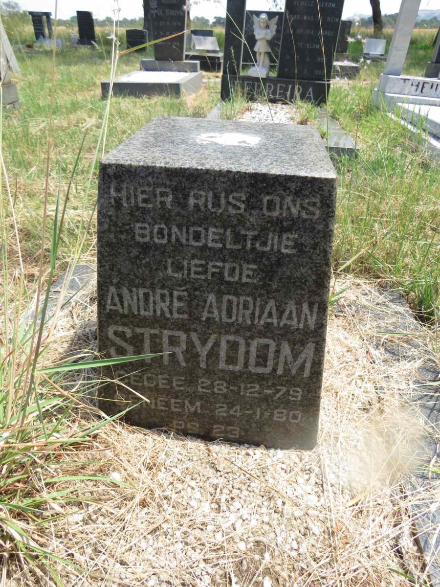 STRYDOM Andre Adriaan 1979-1980