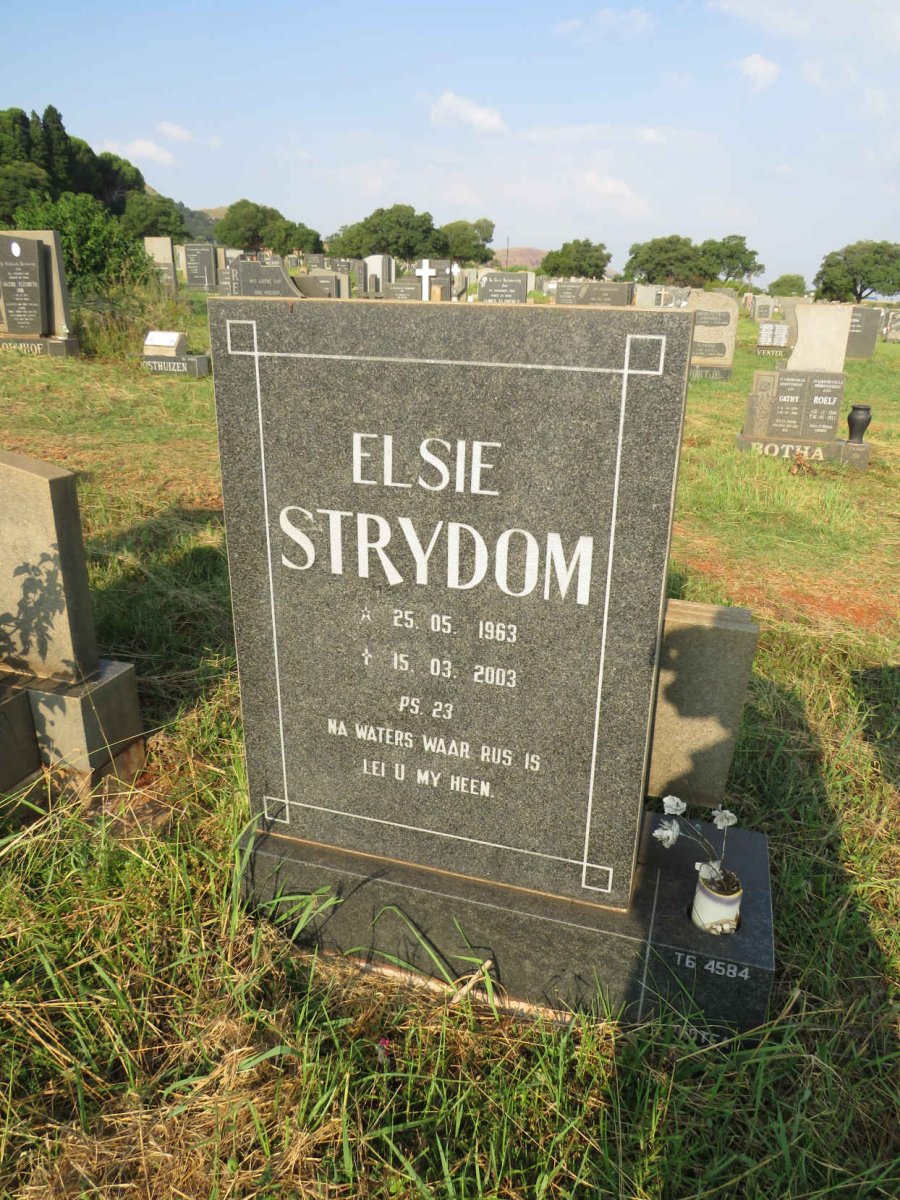 STRYDOM Elsie 1963-2003