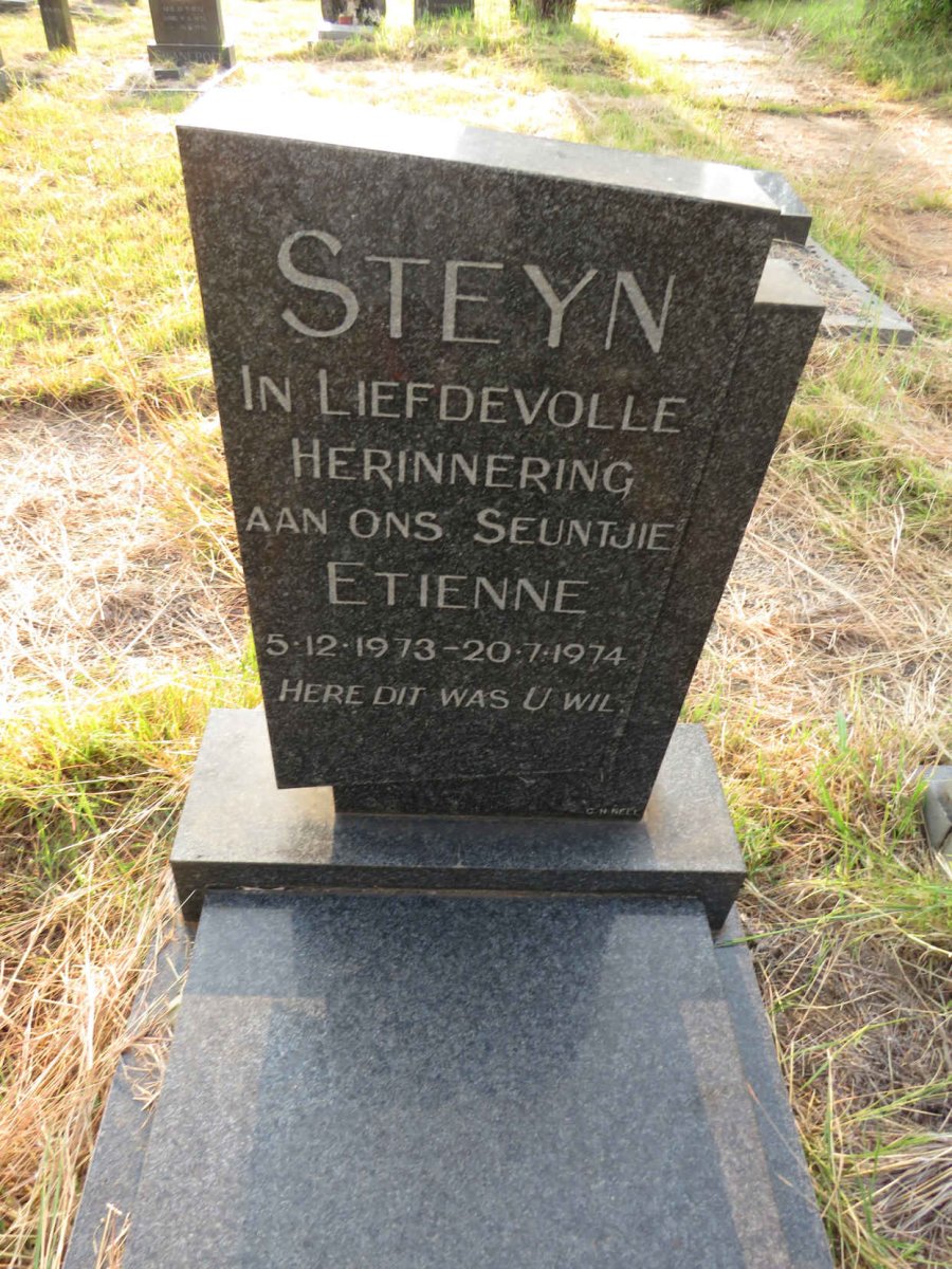 STEYN Etienne 1973-1974