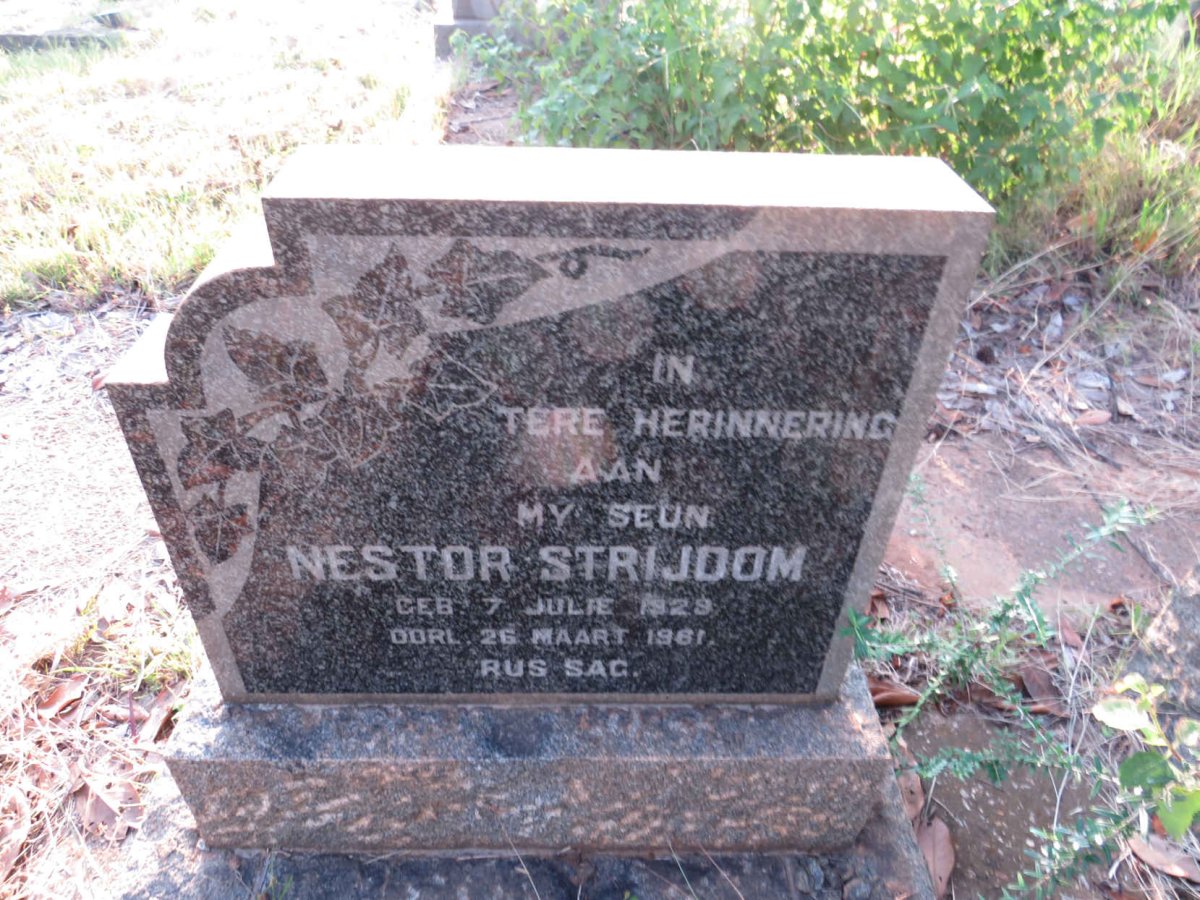 STRIJDOM Nestor 1929-1961