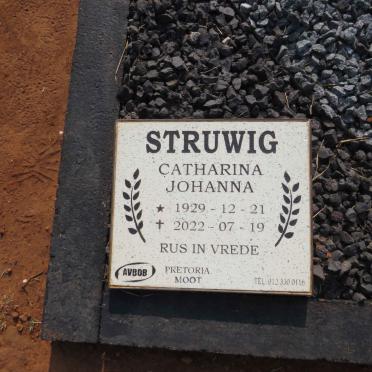 STRUWIG Catharina Johanna 1929-2022