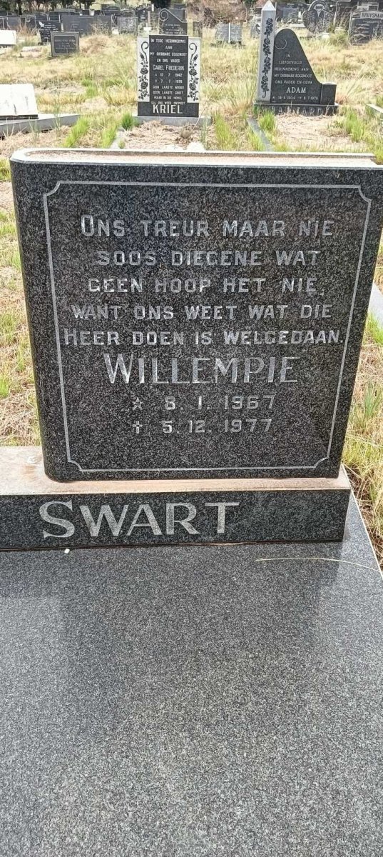 SWART Willempie 1967-1977