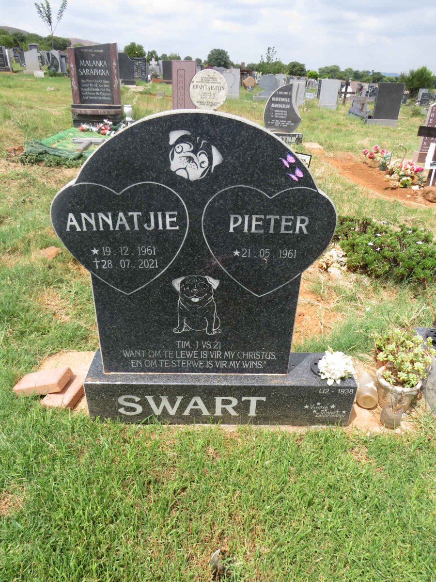 SWART Pieter 1961- & Annatjie 1961-2021