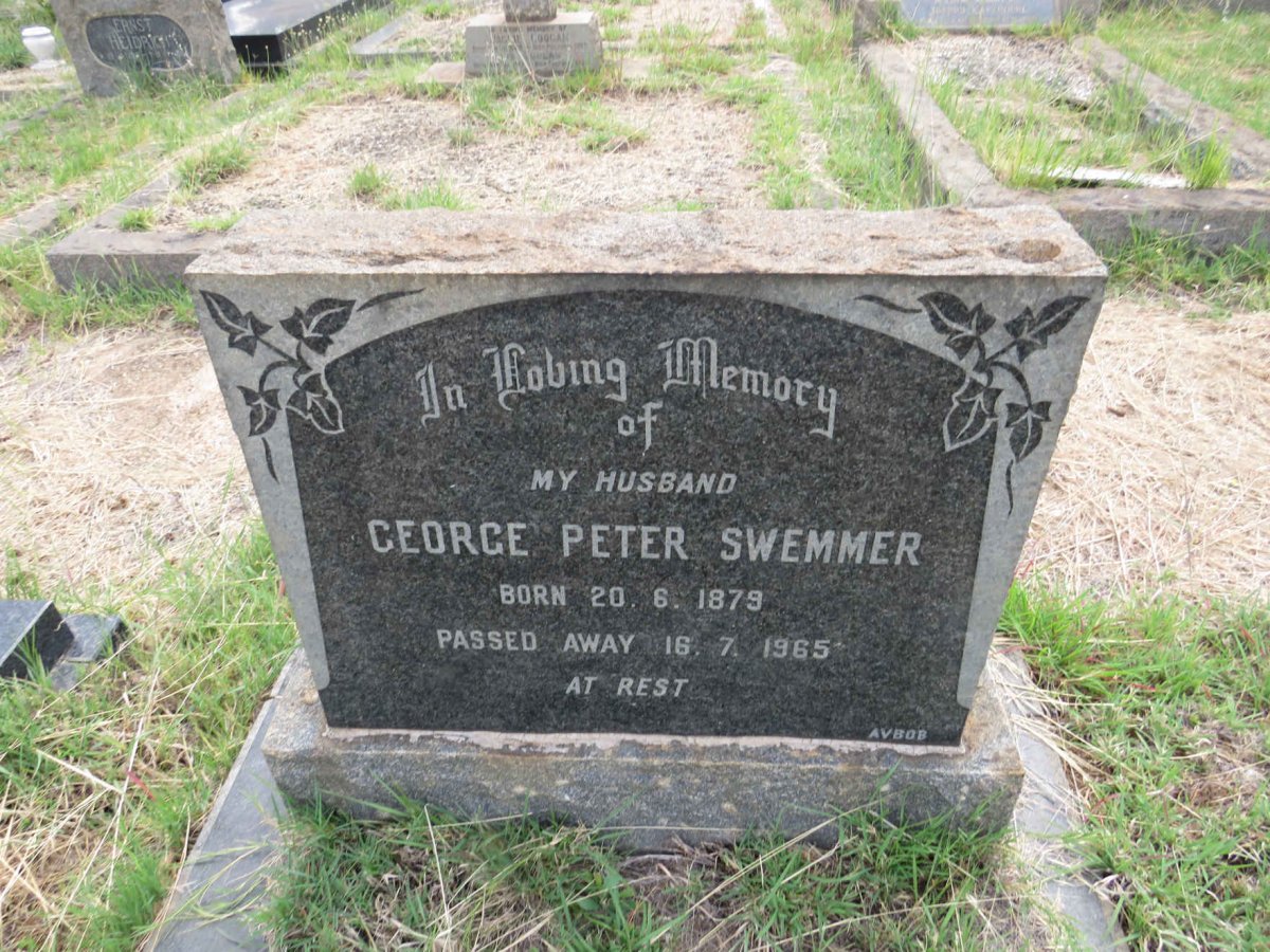 SWEMMER George Peter 1879-1965