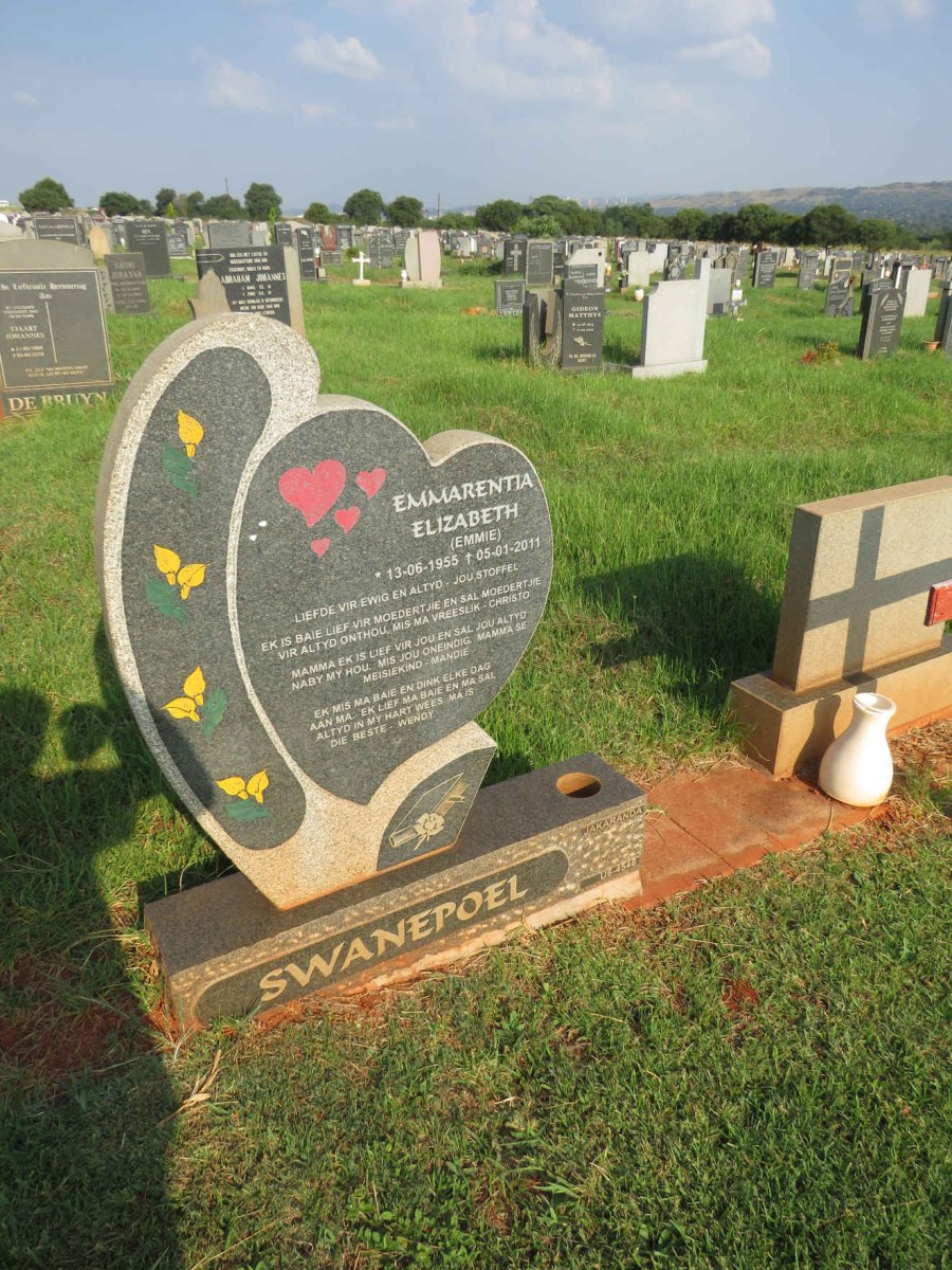 SWANEPOEL Emmarentia Elizabeth 1955-2011