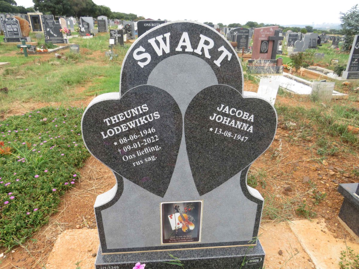 SWART Theunis Lodewikus 1946-2022 & Jacoba Johanna 1947-