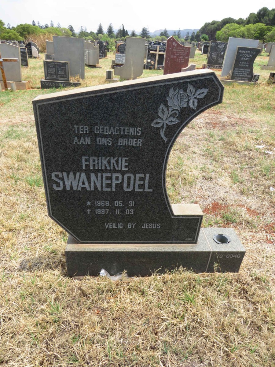 SWANEPOEL Frikkie 1969-1997