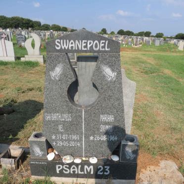 SWANEPOEL Isak Barthlomeus Nel 1961-2014 & Mariana SNYMAN 1964-
