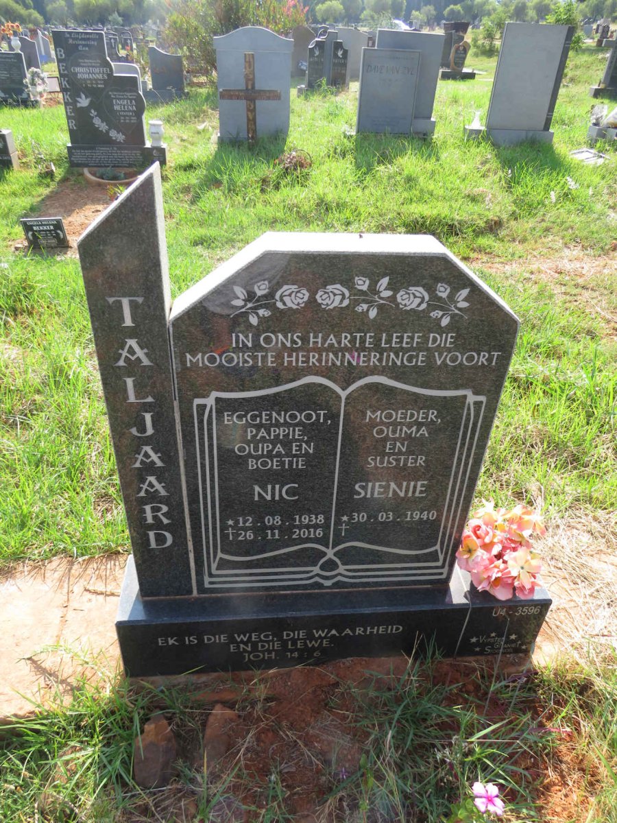 TALJAARD Nic 1938-2016 & Sienie 1940- 