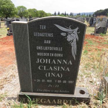 TRIEGAARDT Johanna Clasina 1931-1997