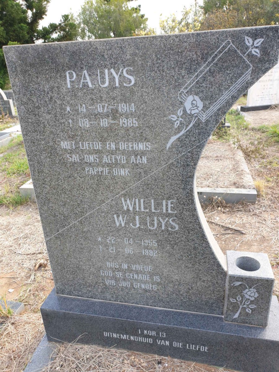 UYS P.A. 1914-1985 :: UYS W.J. 1955-1992