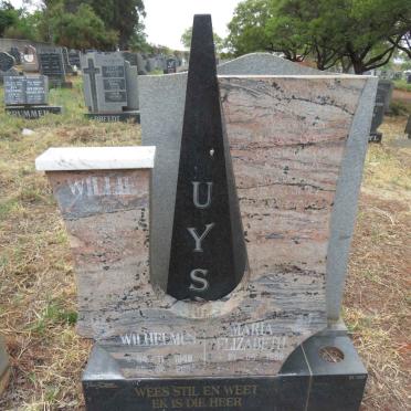 UYS Wilhelmus 1948-2004 & Maria Elizabeth 1950- _1