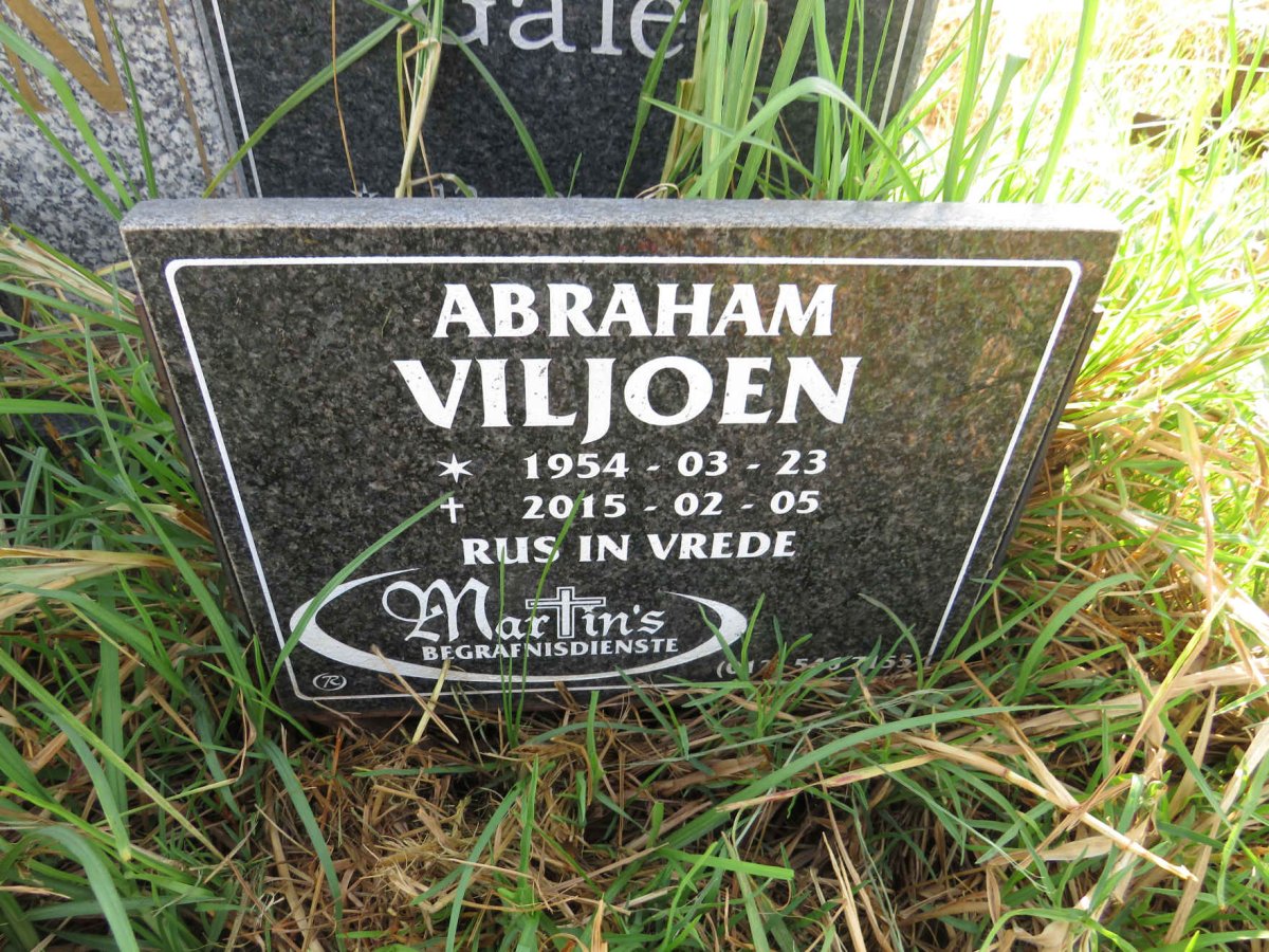 VILJOEN Abraham 1954-2015 & Celeste Gale _1