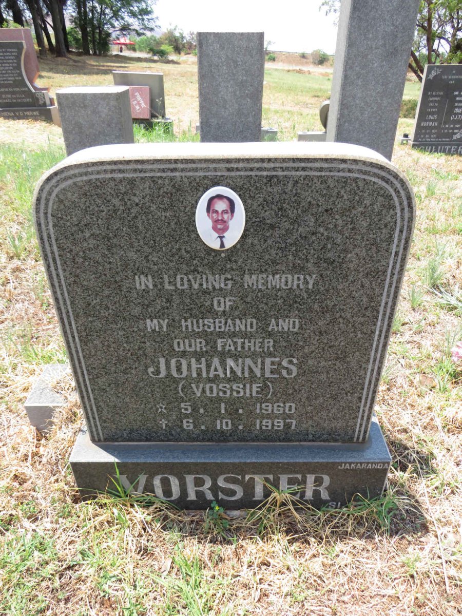 VORSTER Johannes 1960-1997 