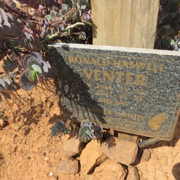 VENTER Ronald Haswell 1965-2021