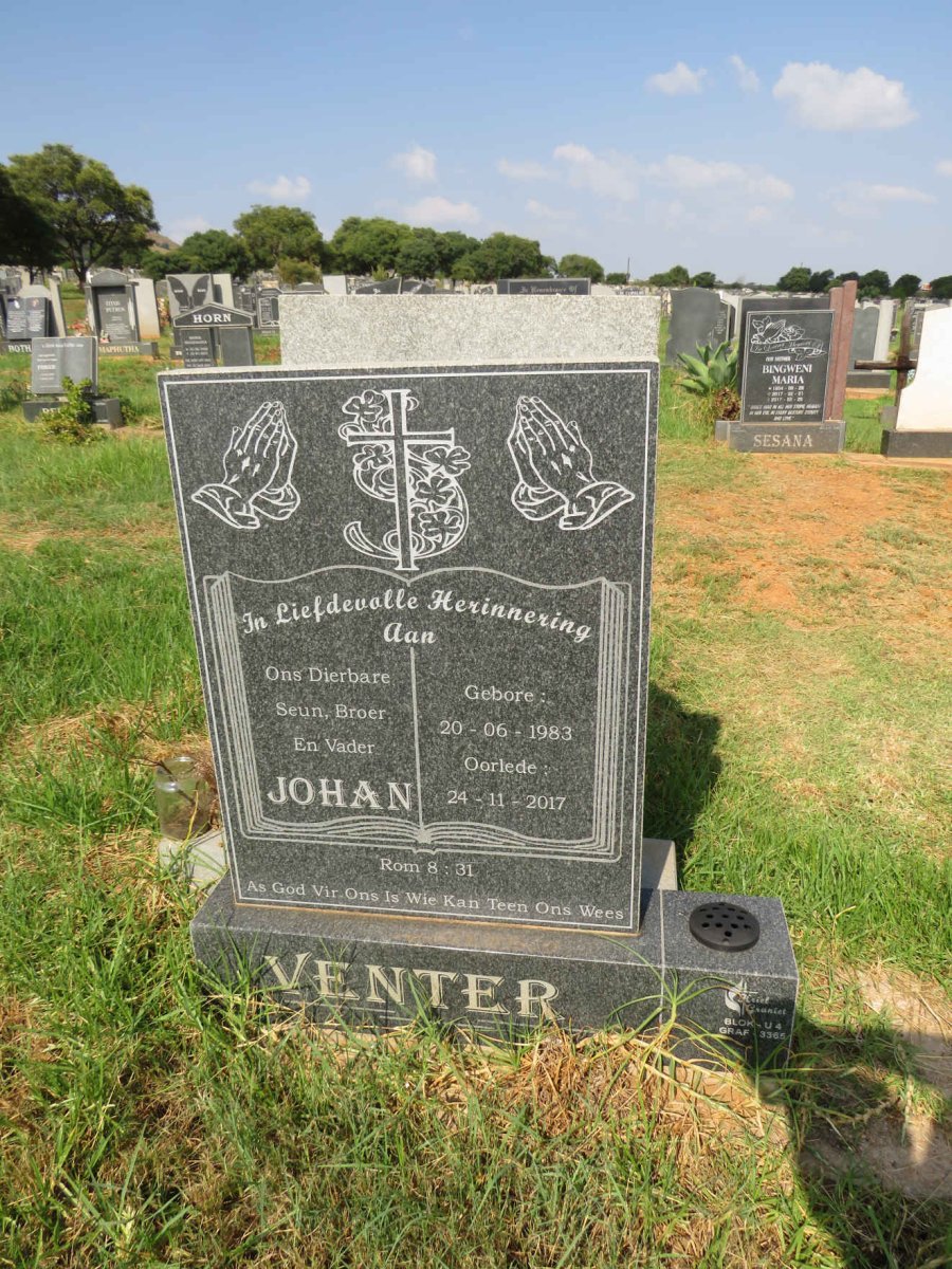 VENTER Johan 1983-2017