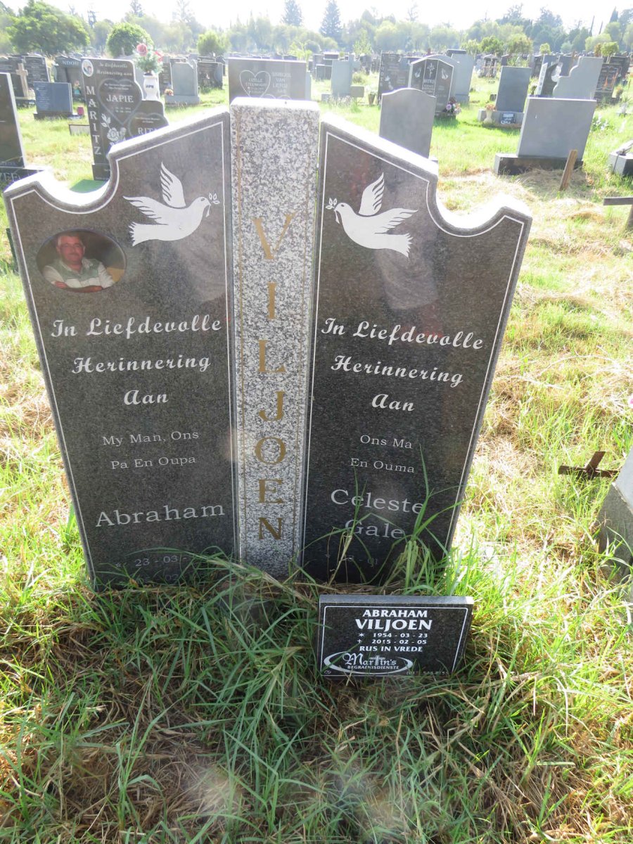 VILJOEN Abraham 1954-2015 & Celeste Gale _2