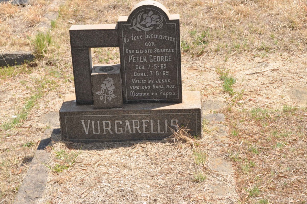 VURGARELLIS Peter George 1965-1965