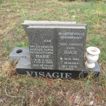 VISAGIE Marie 1931-1998 :: VISAGIE Daniel Johannes 1944-2014