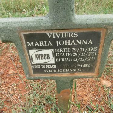 VIVIERS Maria Johanna 1945-2021