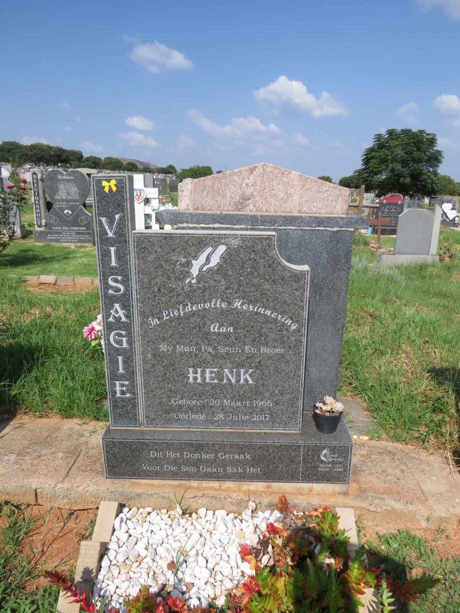 VISAGIE Henk 1966-2017 