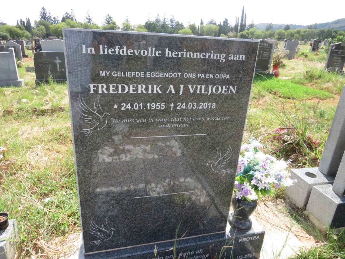 VILJOEN Frederik A.J. 1955-2018