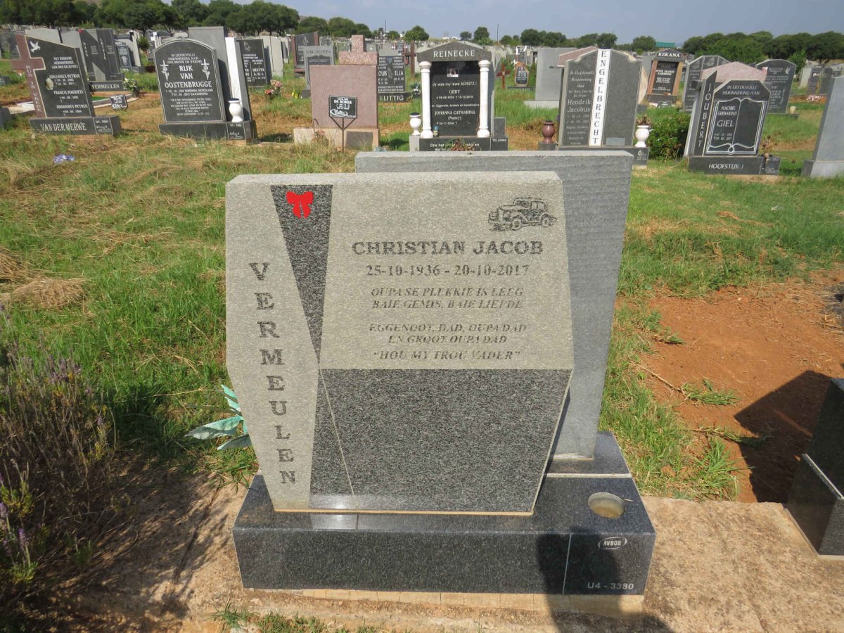 VERMEULEN Christian Jacob 1936-2017