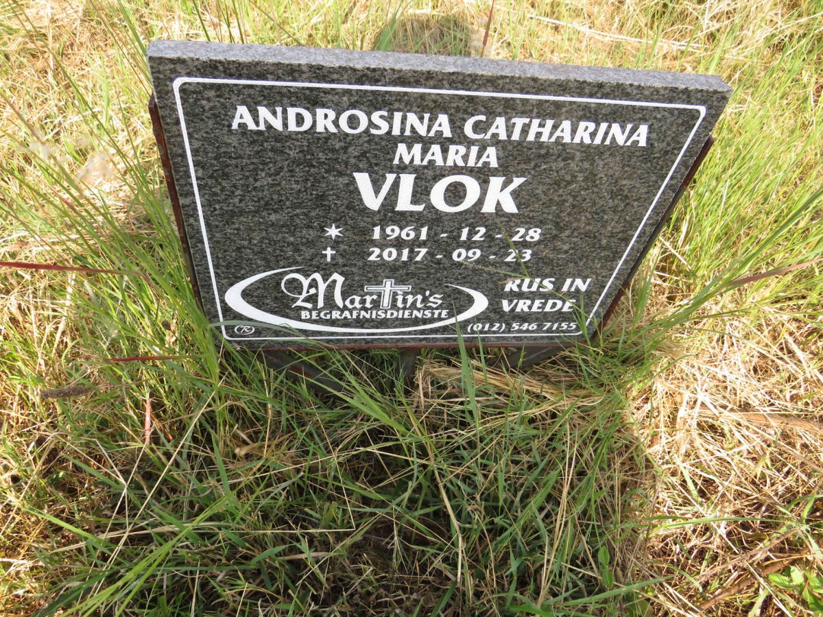 VLOK Androsina Catharina Maria 1961-2017 