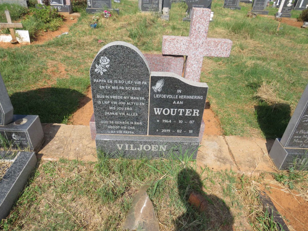 VILJOEN Wouter 1964-2019