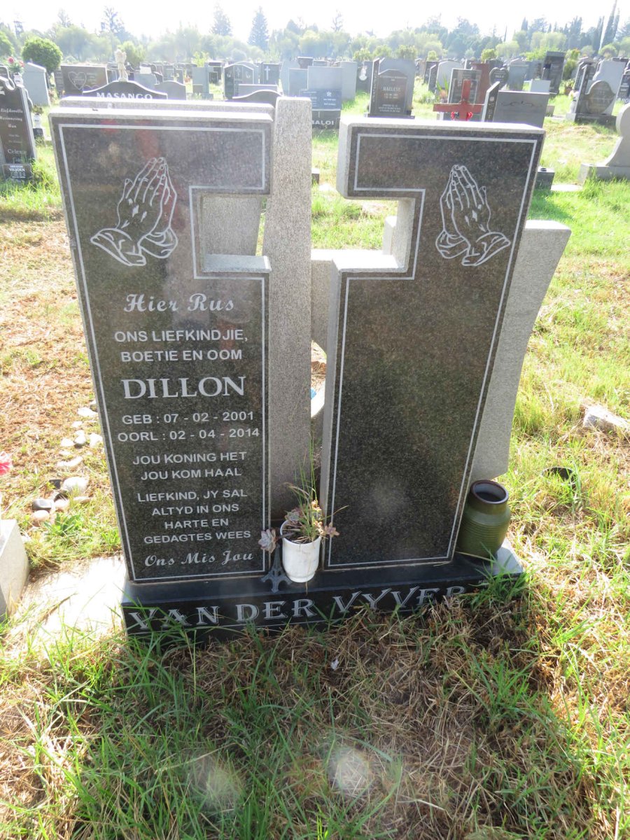 VYVER Dillon, van der 2001-2014