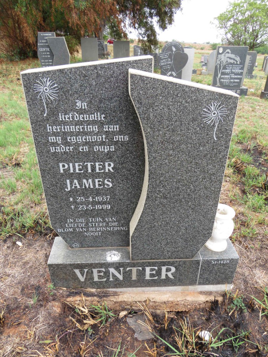 VENTER Pieter James 1937-1999