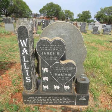WALLIS James R. 1928-2001 & Marthie 1933-2003