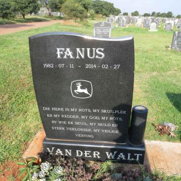 WALT Fanus, van der 1982-2014