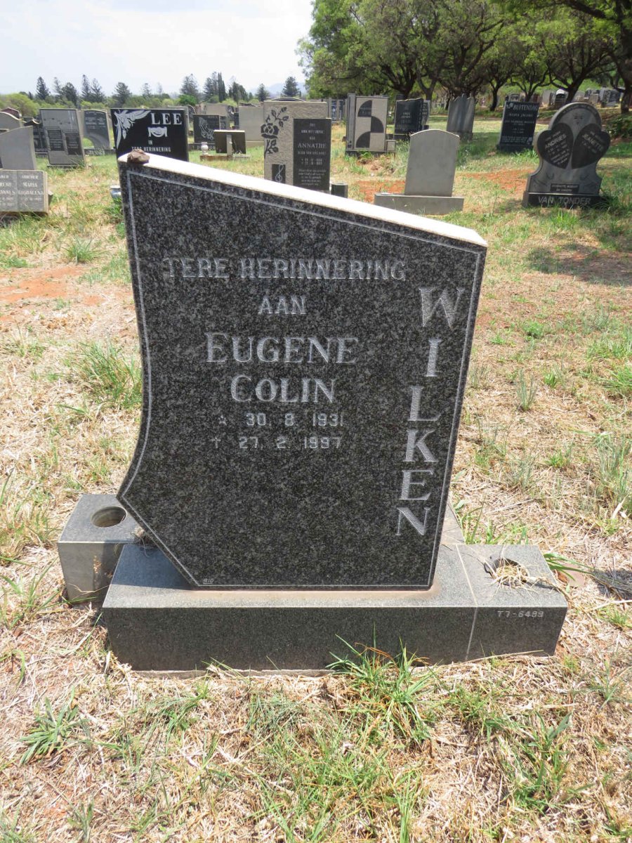 WILKEN Eugene Colin 1931-1997