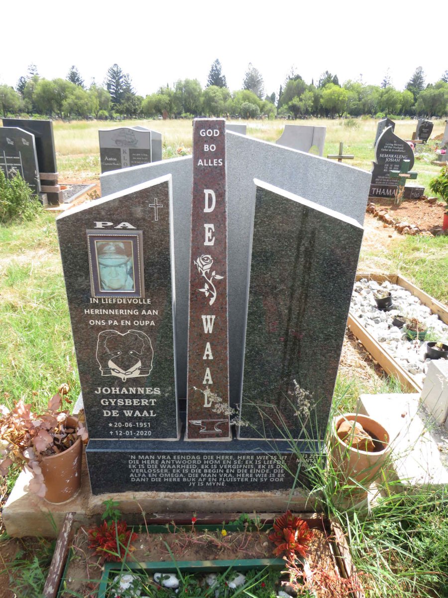 WAAL Johannes Gysbert, de 1951-2020